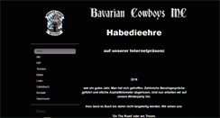 Desktop Screenshot of bavarian-cowboys-mc.com